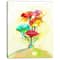 Designart - Spring Flowers Bouquet in a Vase - Large Floral Canvas Art Print